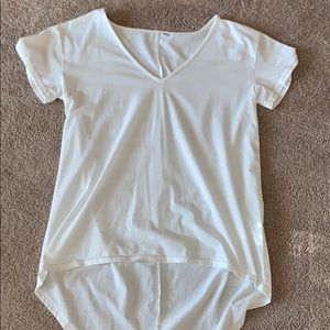 White oversized shirt